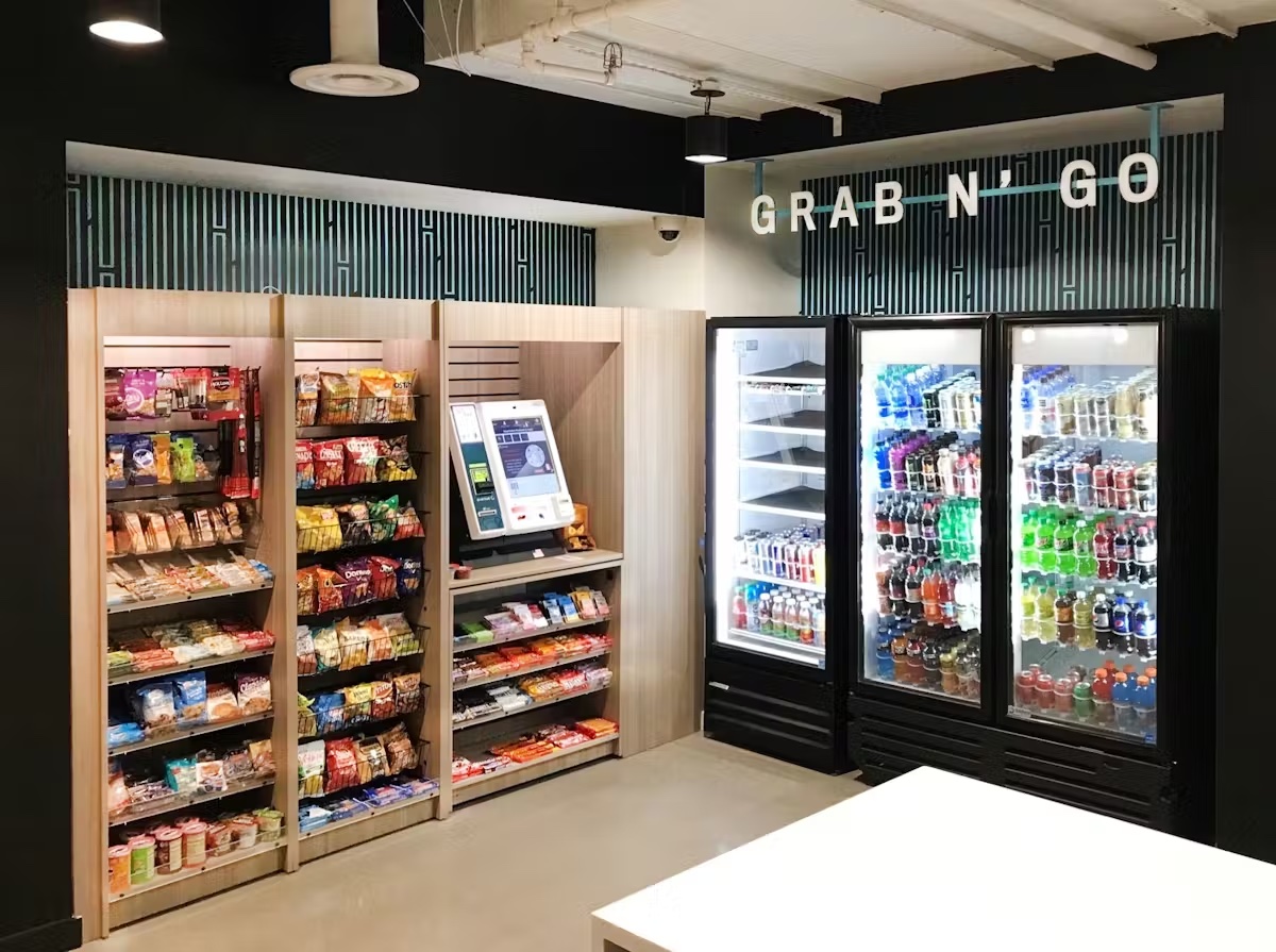 Modern Munchies Co. micro market installation in Chicago